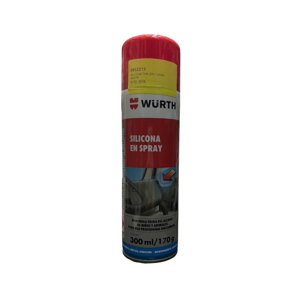 SILICONA TABLERO 300ML WURTH