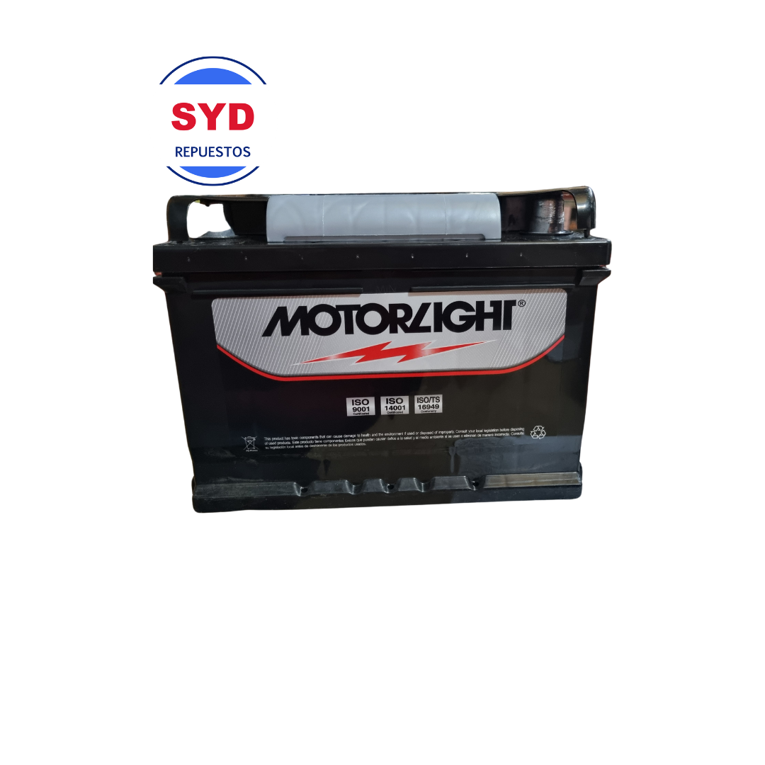 Bateria 55amp Motorlight MFR55D cca 475A positivo derecho - Imagen 2