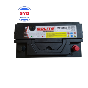Bateria 80amp Solite CMF58014 cca 700A positivo derecho