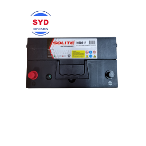 Bateria 90amp Solite MF-105D31R cca 750A positivo izquerdo