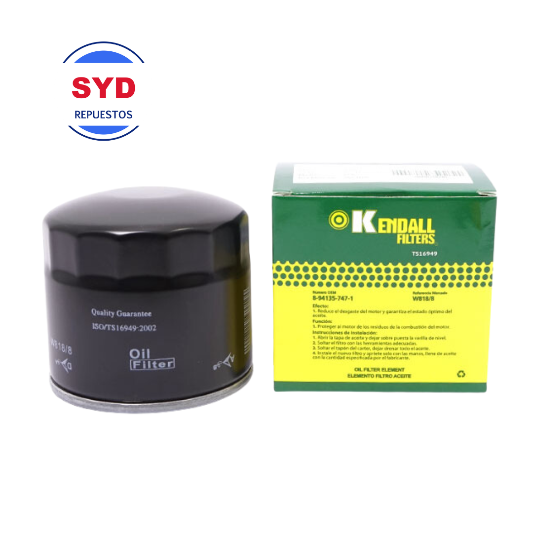FILTRO ACEITE W-818/8 - Imagen 3
