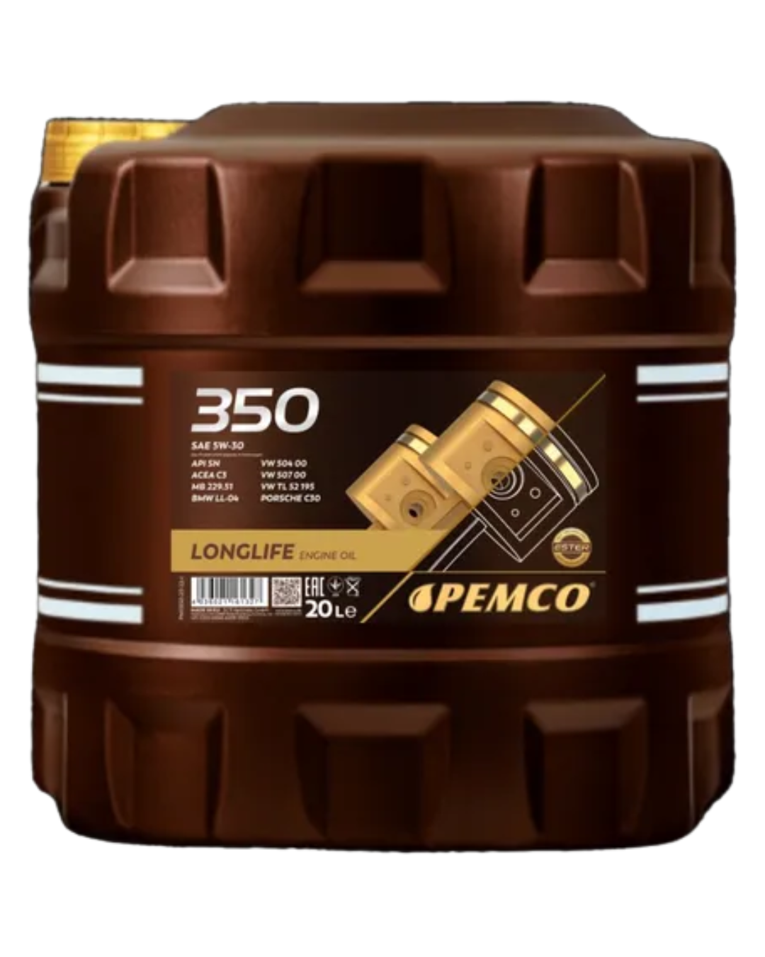 ACEITE MOTOR 5W30 PEMCO IDRIVE 350 FULLY SYNTHETIC 7LTS