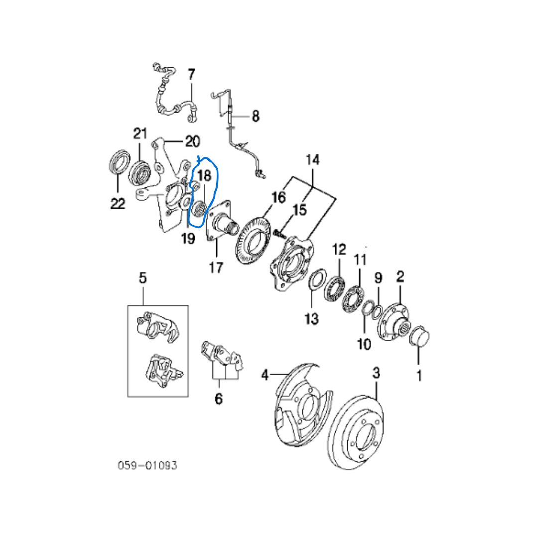 Rodamiento Polin Homocinetica Grand Vitara/Nomade 1995/2005 - Imagen 2
