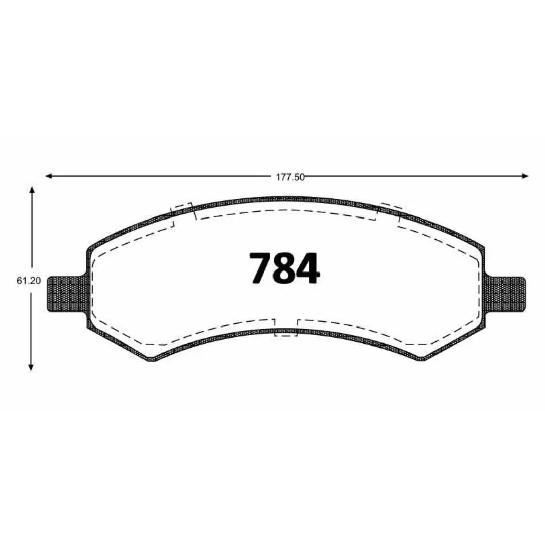 PASTILLAS FRENO DELANTERAS DODGE RAM 1500 / DURANGO - Imagen 4