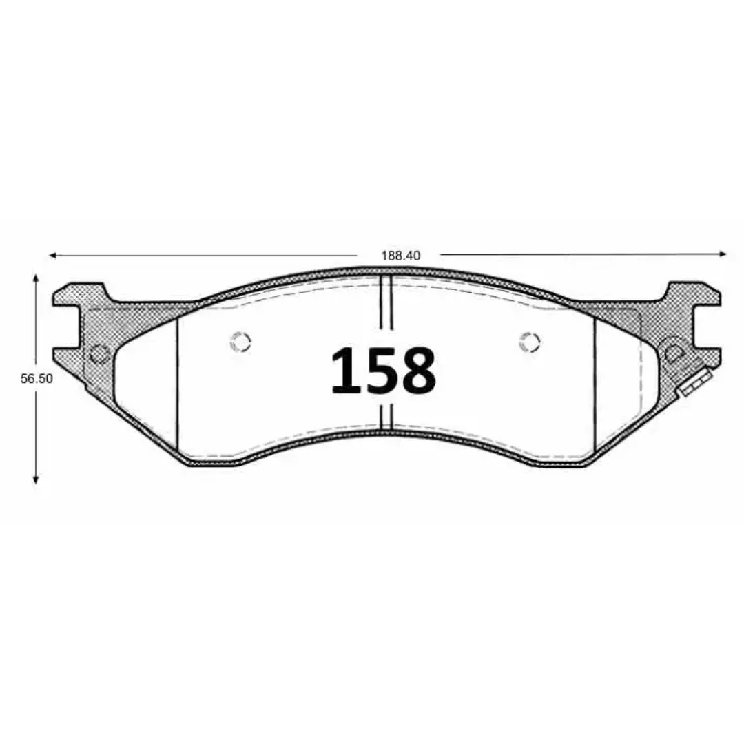 PASTILLAS FRENO DELANTERAS FORD EXPEDITION / F150 / DODGE RAM 1500 - Imagen 4
