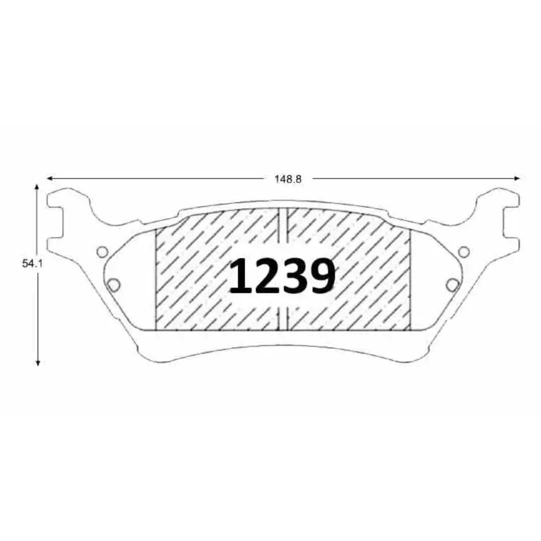 PASTILLAS FRENO TRASERAS FORD F150 / F250 - Imagen 4