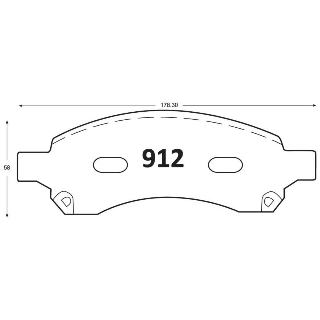 PASTILLAS FRENO DELANTERAS CHEVROLET DMAX / COLORADO / TRAILBLAZER - Imagen 4