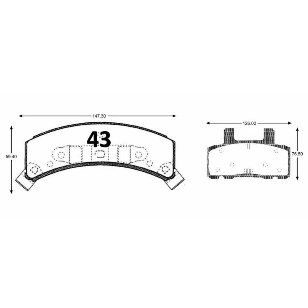 PASTILLAS FRENO DELANTERAS CERAMICAS CHEVROLET TAHOE / SUBURBAN / DODGE RAM 1500 - Imagen 4