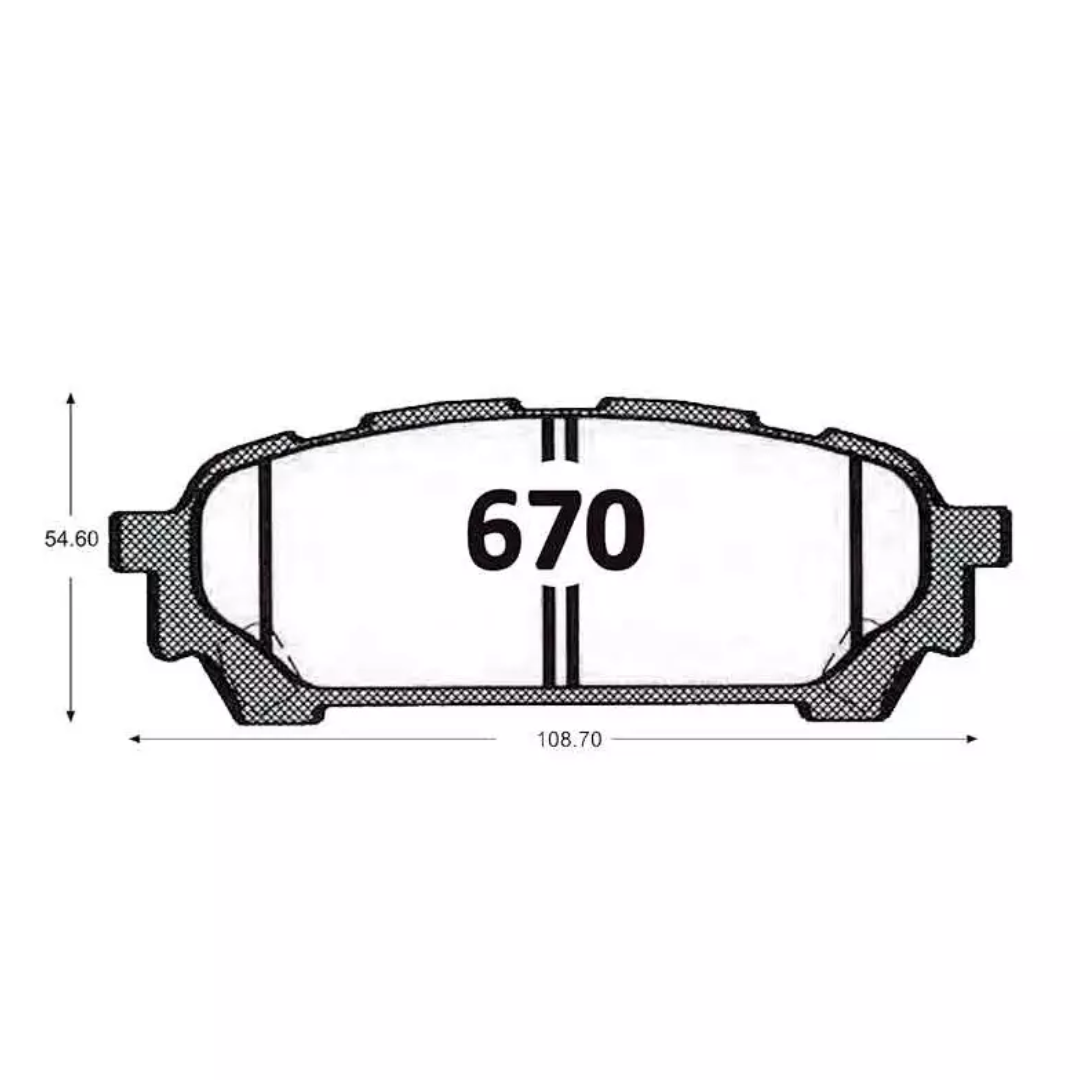 PASTILLAS FRENO TRASERAS SUBARU IMPREZA / FORESTER - Imagen 4