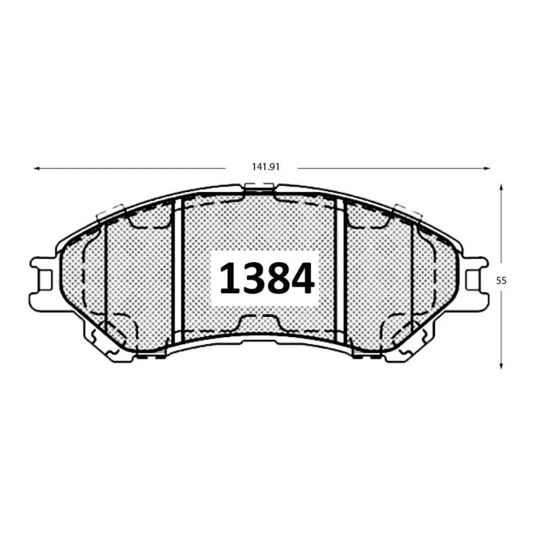 PASTILLAS FRENO DELANTERAS SUZUKI SX4 / VITARA - Imagen 4