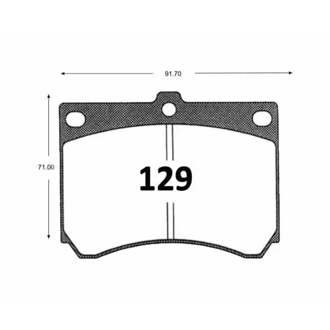 PASTILLAS FRENO DELANTERAS MAZDA 323 / ARTIS / MX3 - Imagen 4