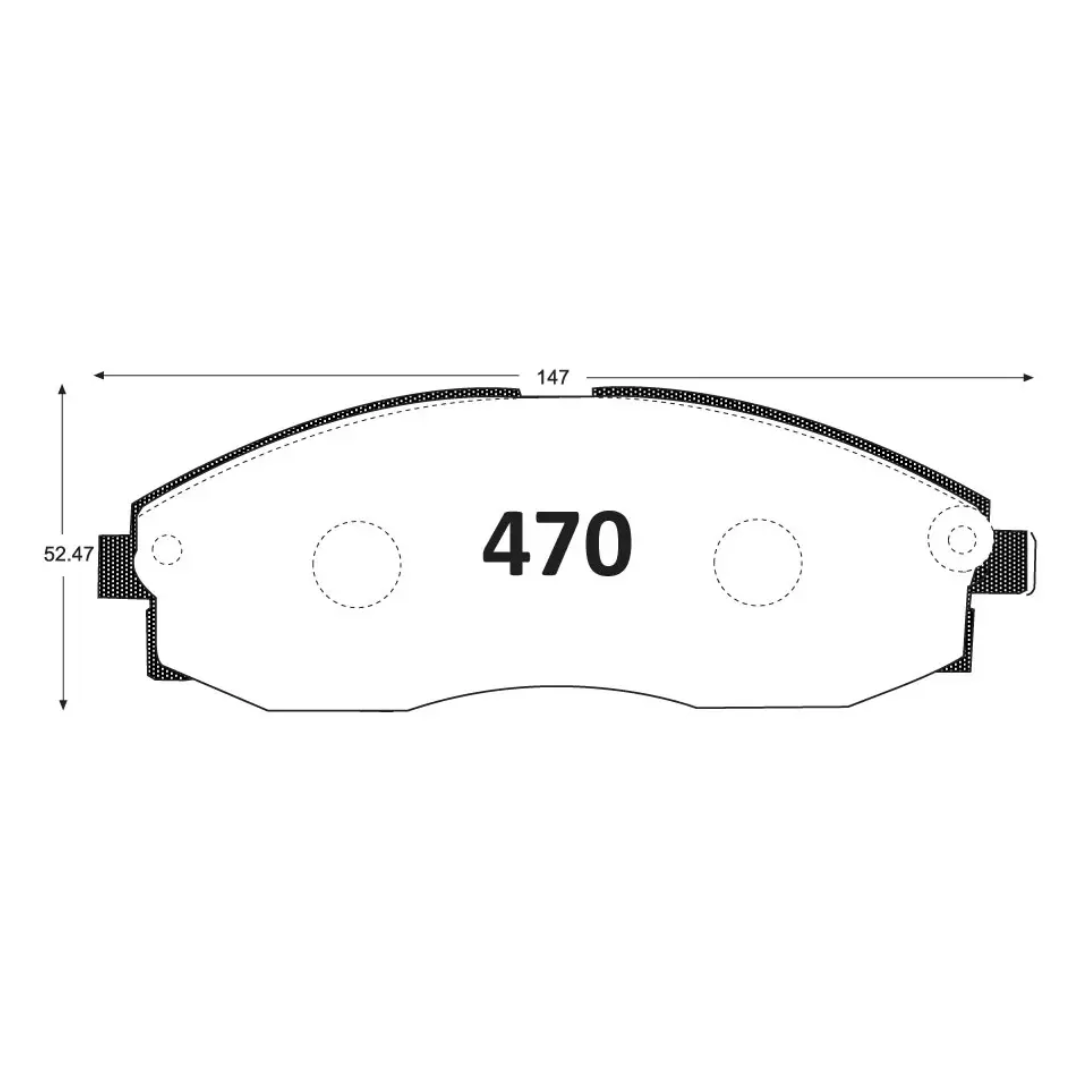 PASTILLAS FRENO DELANTERAS HYUNDAI H100 / JAC REFINE - Imagen 4