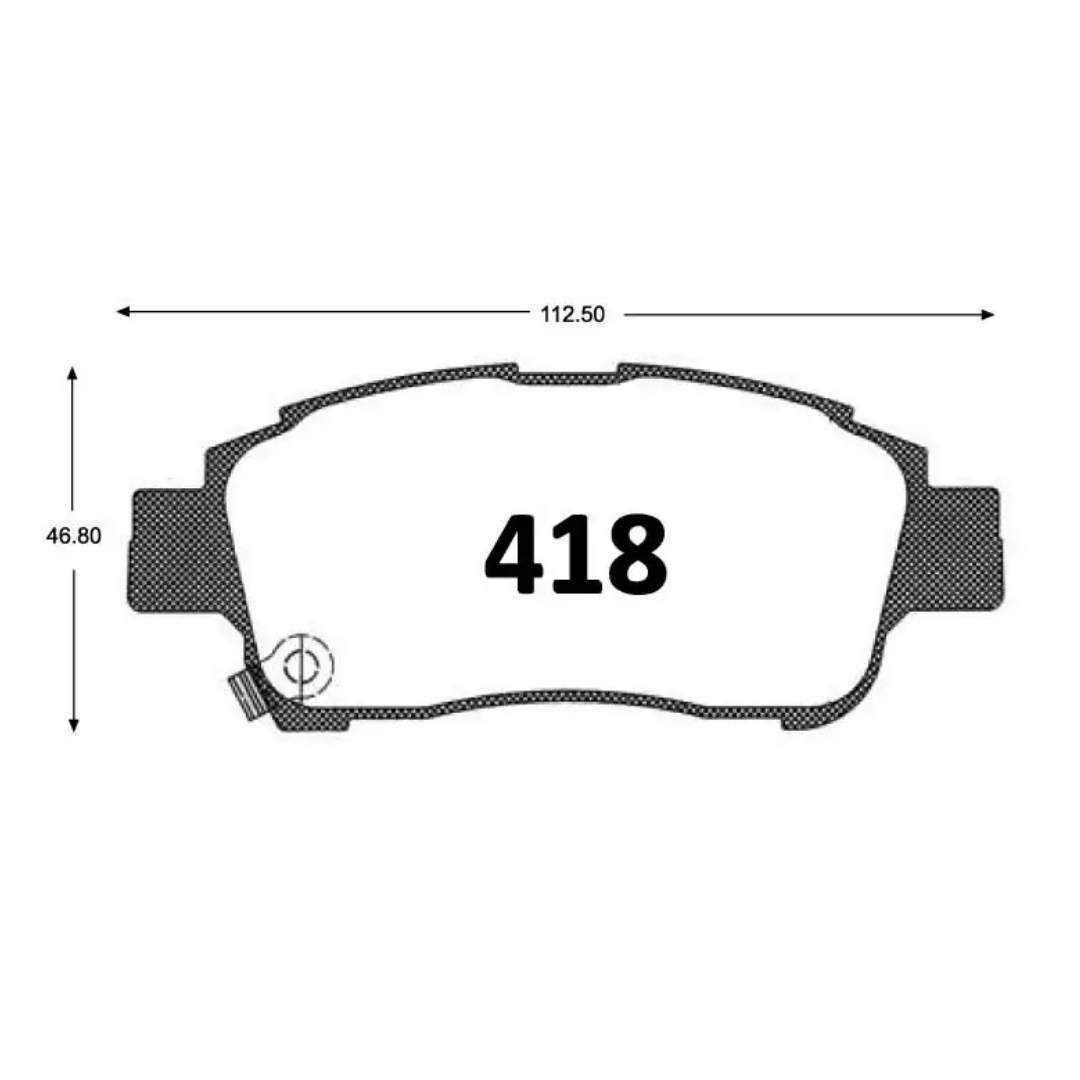 PASTILLAS FRENO DELANTERAS TOYOTA YARIS 1999/2005 - Imagen 4