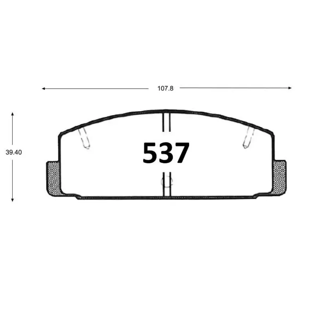 PASTILLAS FRENO TRASERAS MAZDA 6 / 323 / 626 / HAIMA 3 - Imagen 4
