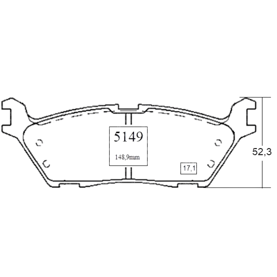 PASTILLAS FRENO TRASERAS FORD F-150 - Imagen 4