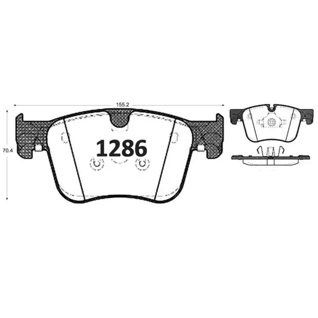 PASTILLAS FRENO DELANTERAS PEUGEOT PARTNER / RIFTER / 3008 / CITROEN BERLINGO / C5 - Imagen 4