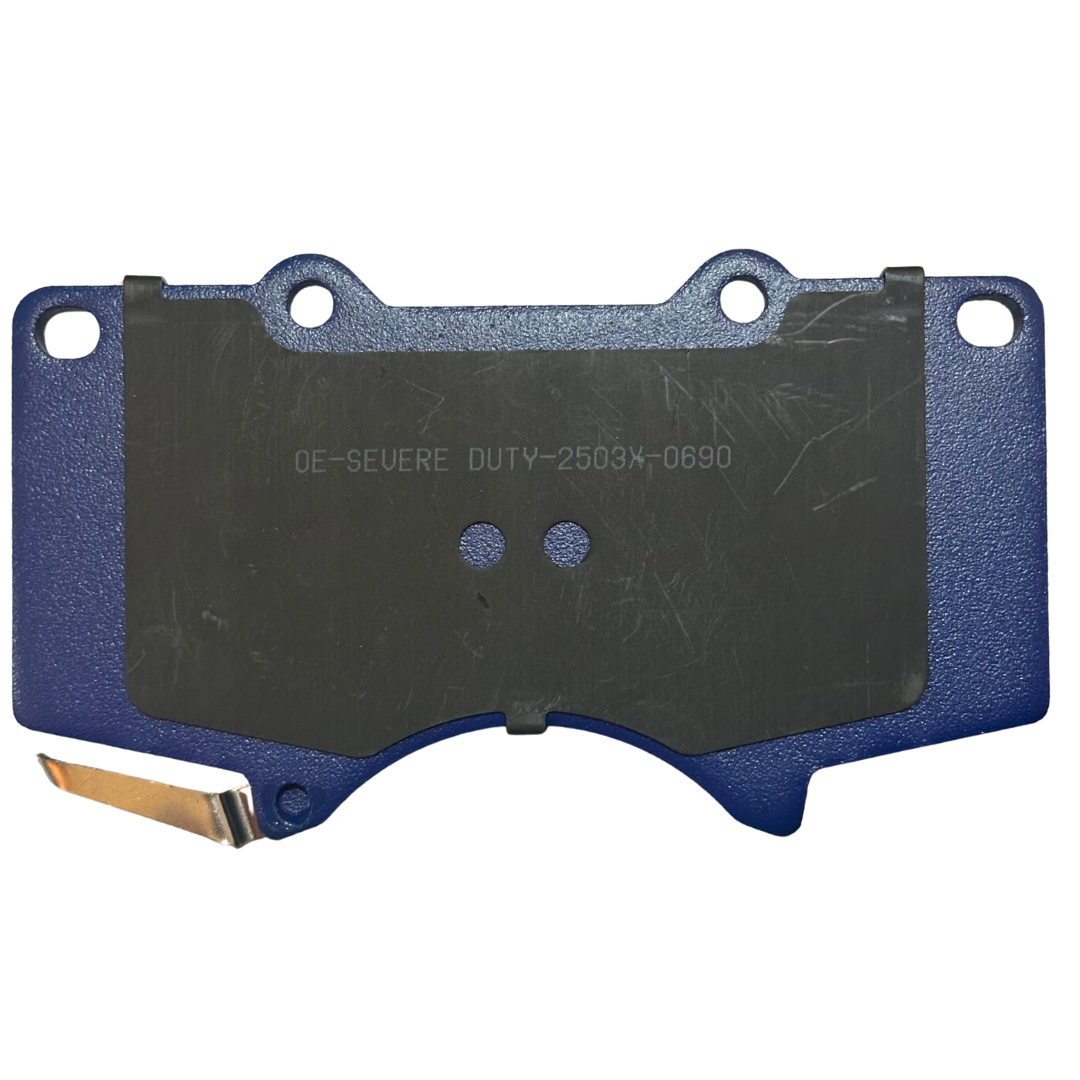 PASTILLAS FRENO DELANTERAS TOYOTA HILUX / FORTUNER / LAND CRUISER / RUNNER / MITSUBISHI MONTERO / JAC T6 - Imagen 2