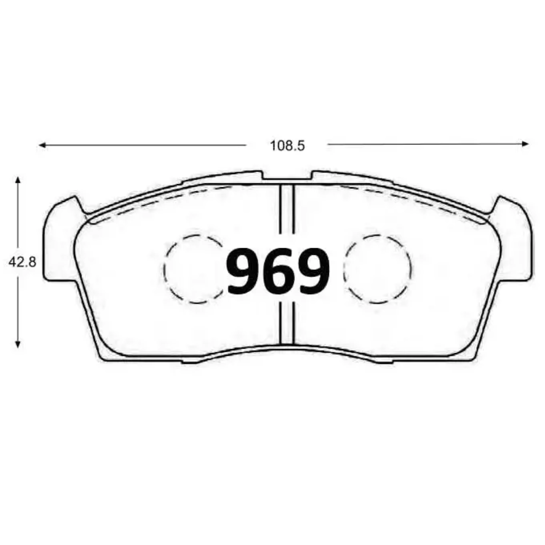 PASTILLAS FRENO DELANTERAS SUZUKI ALTO / IGNIS / CELERIO / MASTERVAN - Imagen 4