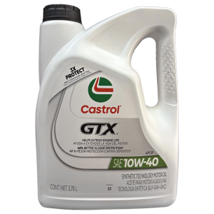 ACEITE 10W40 CASTROL GTX 3,78L PARA MOTOR A GASOLINA