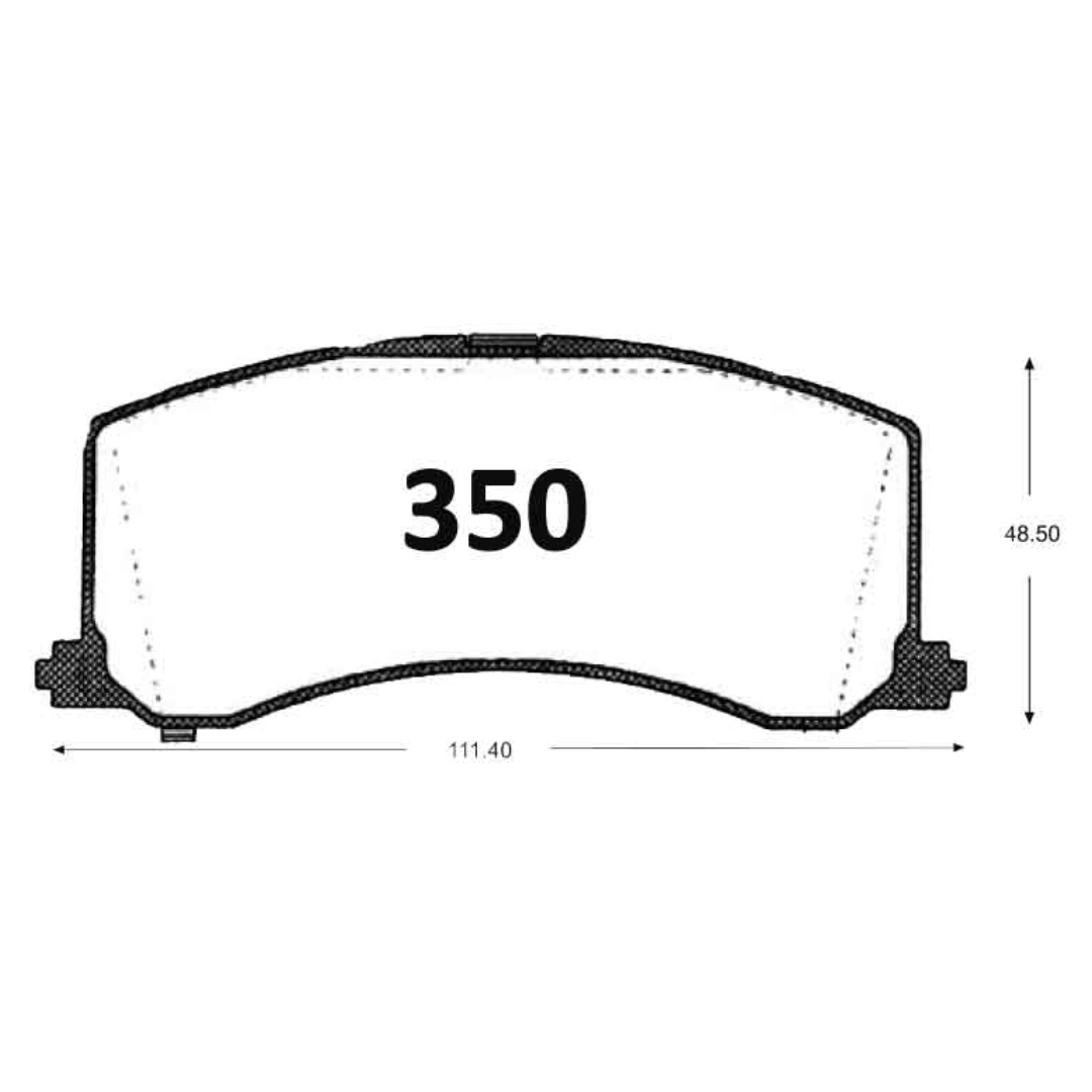 PASTILLAS FRENO DELANTERAS SUZUKI BALENO 1.6 1.3 95/02 - Imagen 3