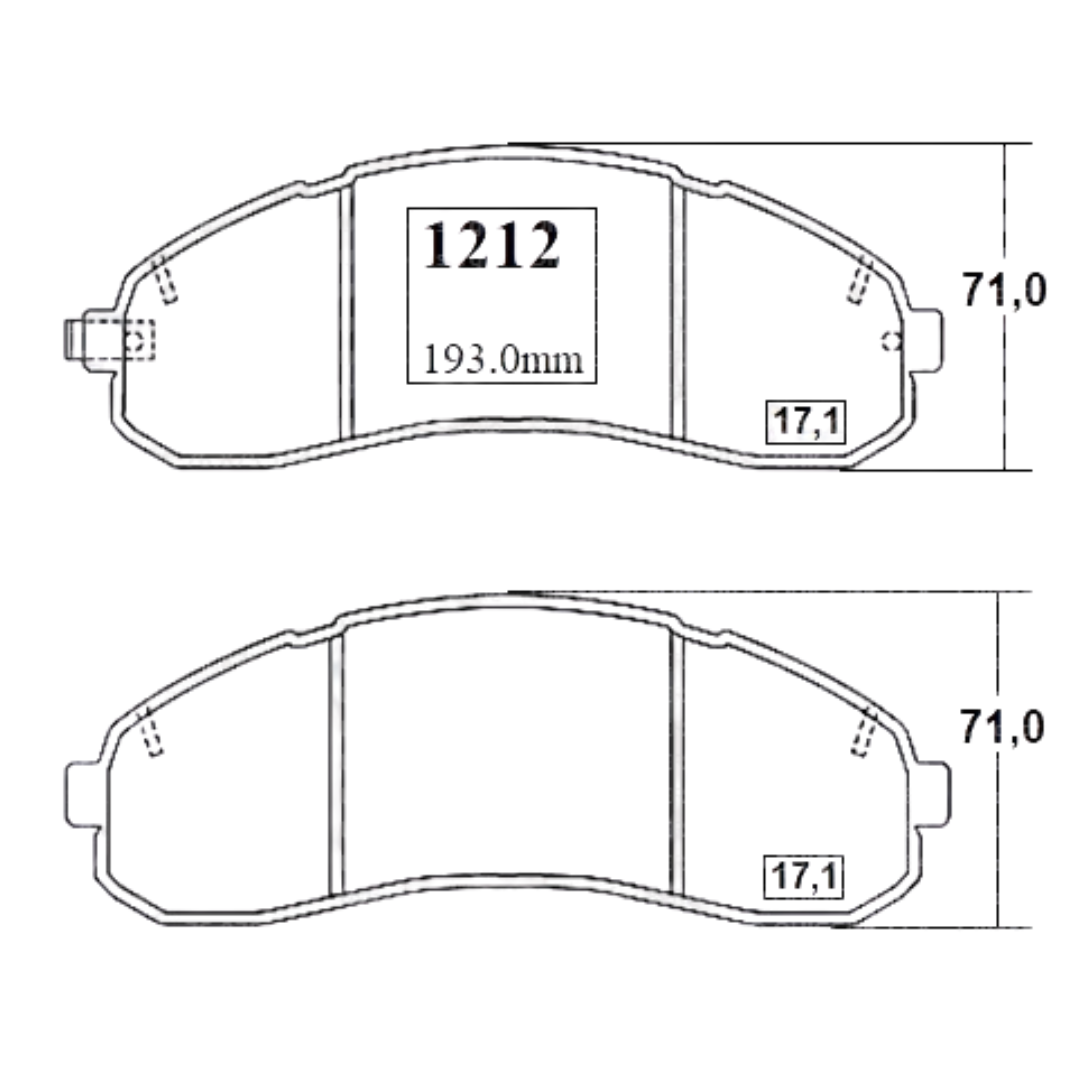 PASTILLAS DE FRENO DELANTERA KIA FRONTIER - Imagen 4