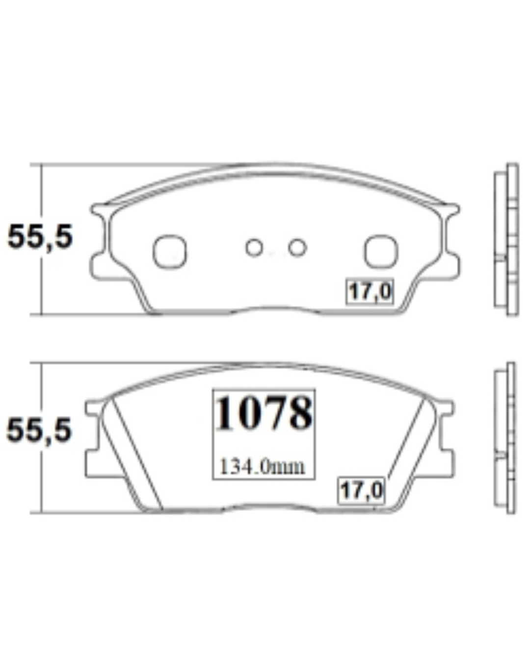PASTILLAS FRENO DELANTERAS HYUNDAI CRETA / VENUE / KIA SONET - Imagen 4