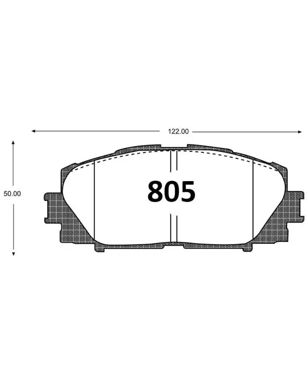 PASTILLAS FRENO DELANTERAS TOYOTA YARIS / GREAT WALL VOLEEX / M4 / BRILLIANCE H220 / H230 - Imagen 4