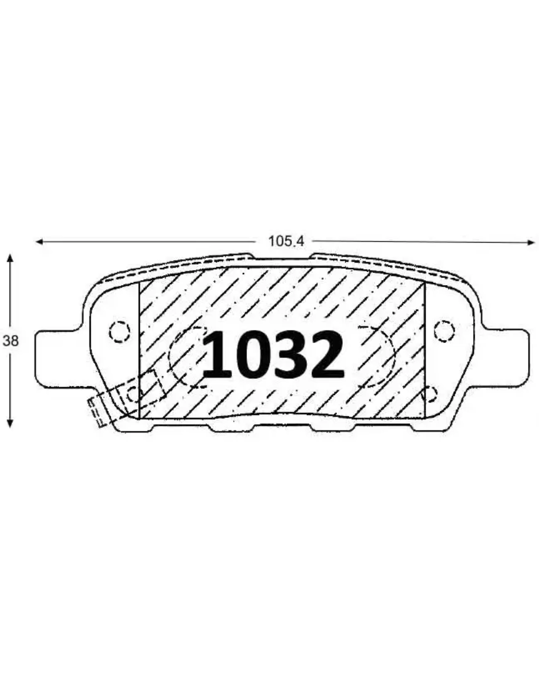 PASTILLAS FRENO TRASERAS NISSAN ALTIMA / JUKE / MURANO / PATHFINDER / PRIMERA / QASHQAI / SENTRA / XTRAIL / SUZUKI GRAN NOMADE / GRAN VITARA / SAMSUNG SM5 / SM7 - Imagen 4