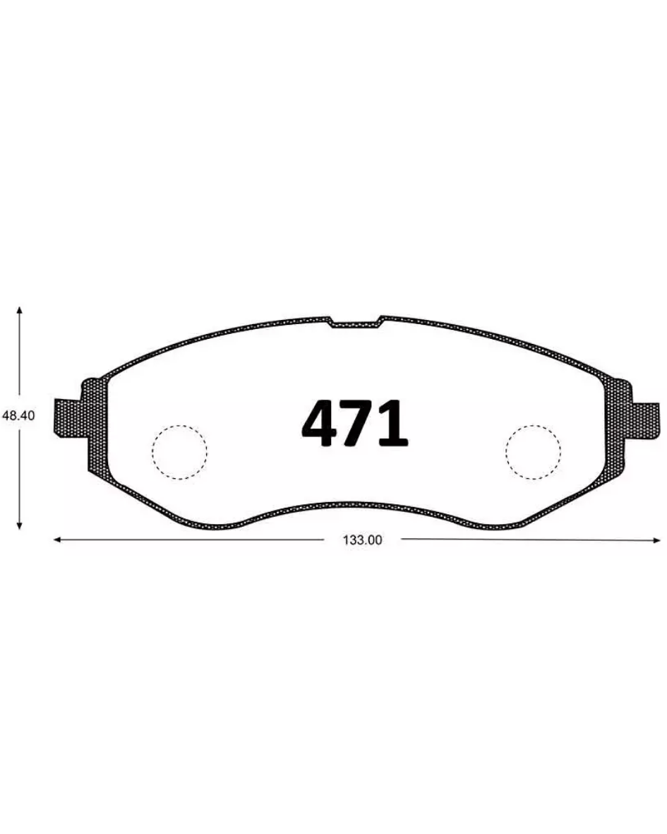 PASTILLAS FRENO DELANTERAS CHEVROLET AVEO / SPARK GT / DAEWOO NUBIRA - Imagen 3
