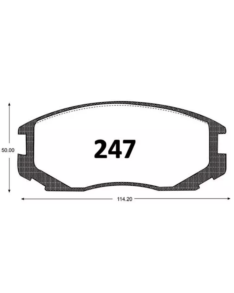 PASTILLAS FRENO DELANTERAS DAIHATSU TERIOS / MITSUBISHI COLT / LANCER / MIRAGE - Imagen 4