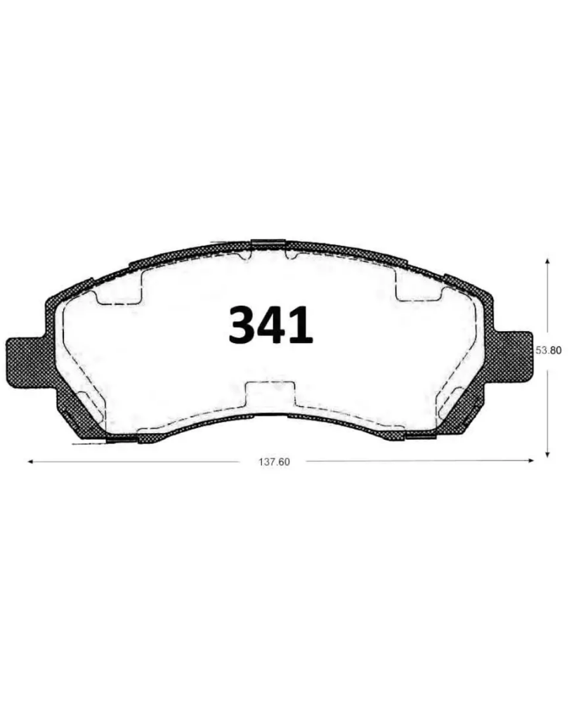 PASTILLAS FRENO DELANTERAS SUBARU IMPREZA / LEGACY - Imagen 4