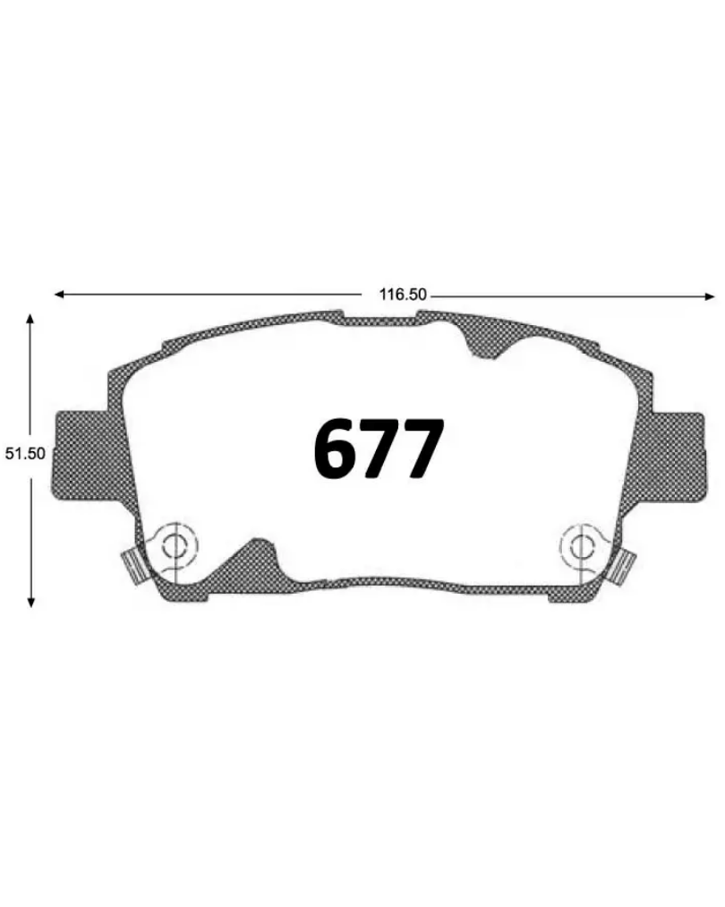 PASTILLAS FRENO DELANTERAS TOYOTA COROLLA / GREAT WALL M4, FLORID / BYD F3 / GEELY CK, GC7, MK, SL - Imagen 3