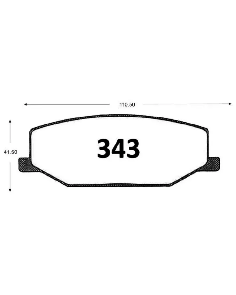 PASTILLAS FRENO DELANTERAS SUZUKI JIMNY, SAMURAI, SJ410 - Imagen 4