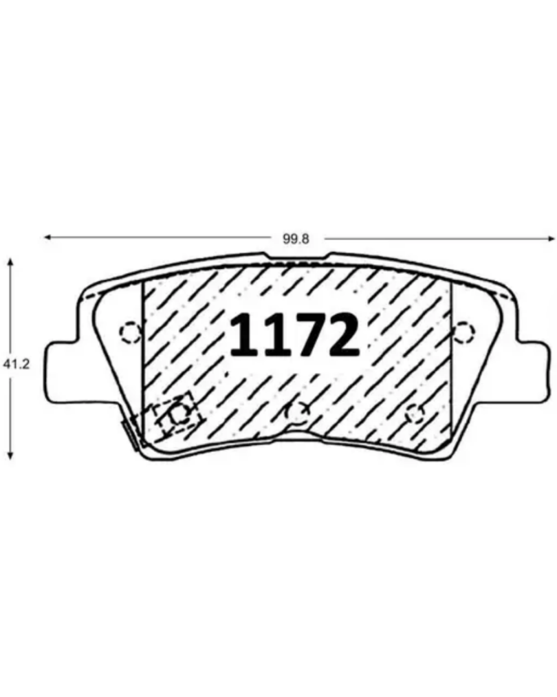PASTILLAS FRENO TRASERAS HYUNDAI / KIA / SSANGYONG / CHANGAN - Imagen 4